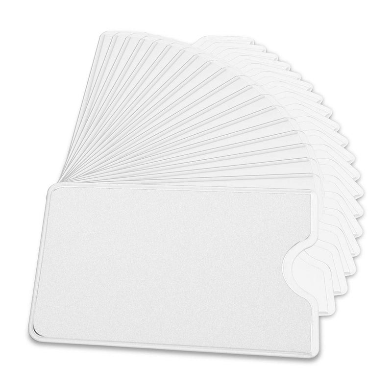 kwmobile 20 Pieces Credit Card Sleeves - Transparent ID Business Card Holder - Identification Social Security SSN Cards Protector Inserts - Image 5